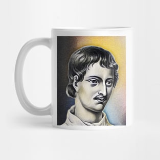 Giordano Bruno Yellow Portrait | Giordano Bruno Artwork 9 Mug